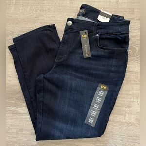Lee Dark Blue Jeans Size 18W Petite